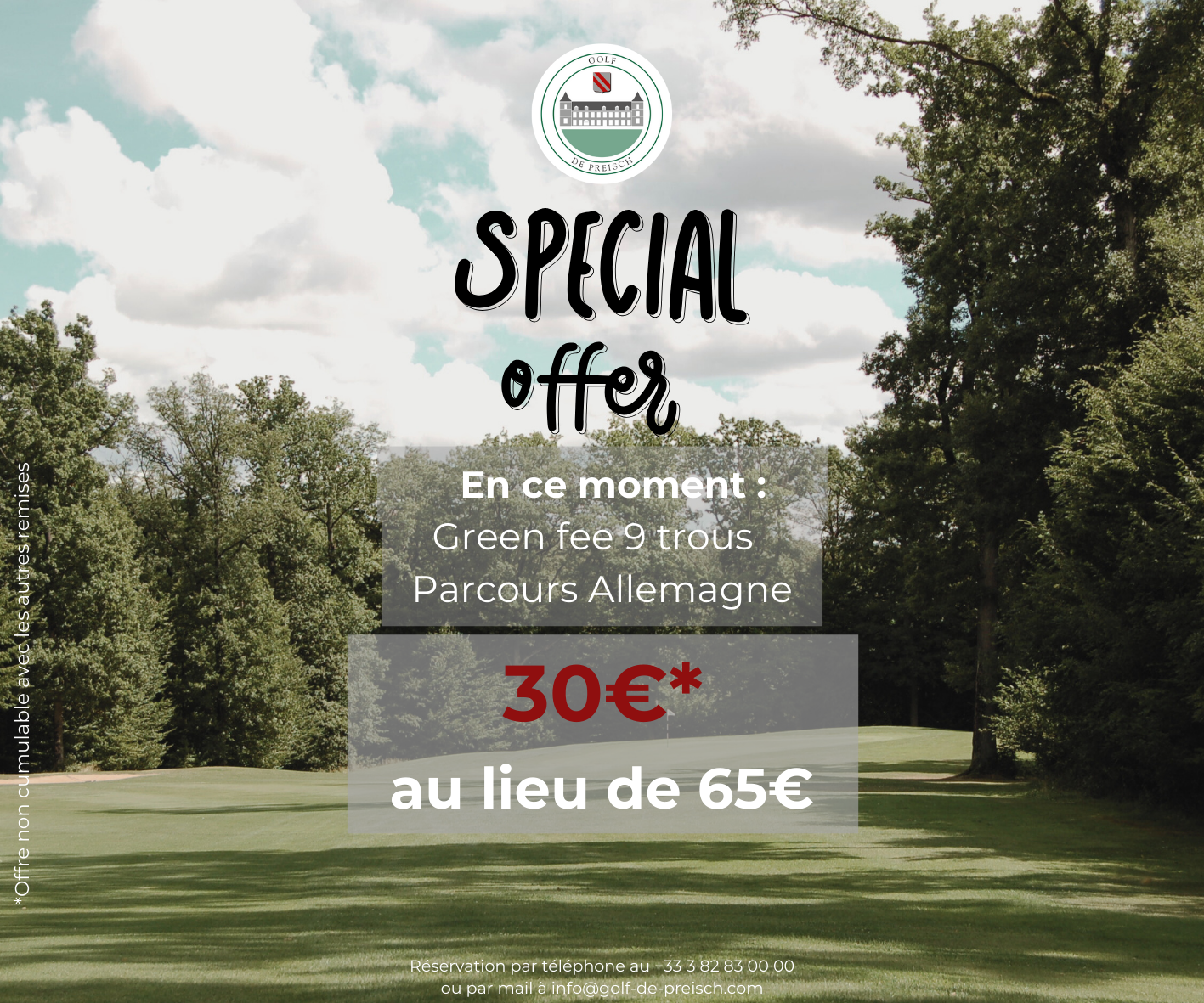 Offre Green fee 9 trous Parcours Allemagne