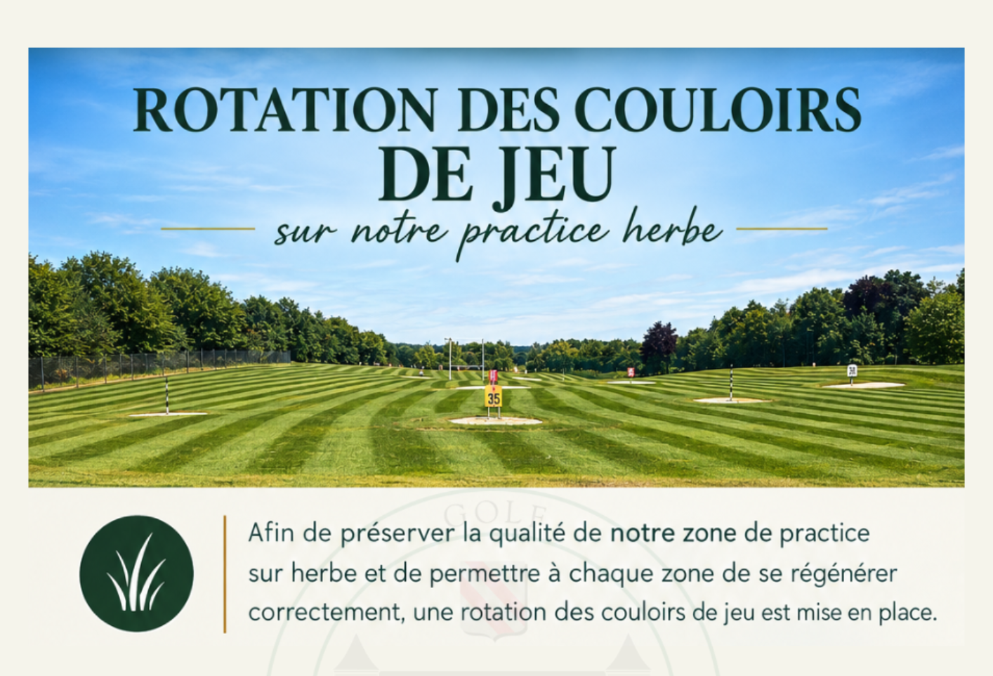 ZONE SUR HERBE - PRACTICE